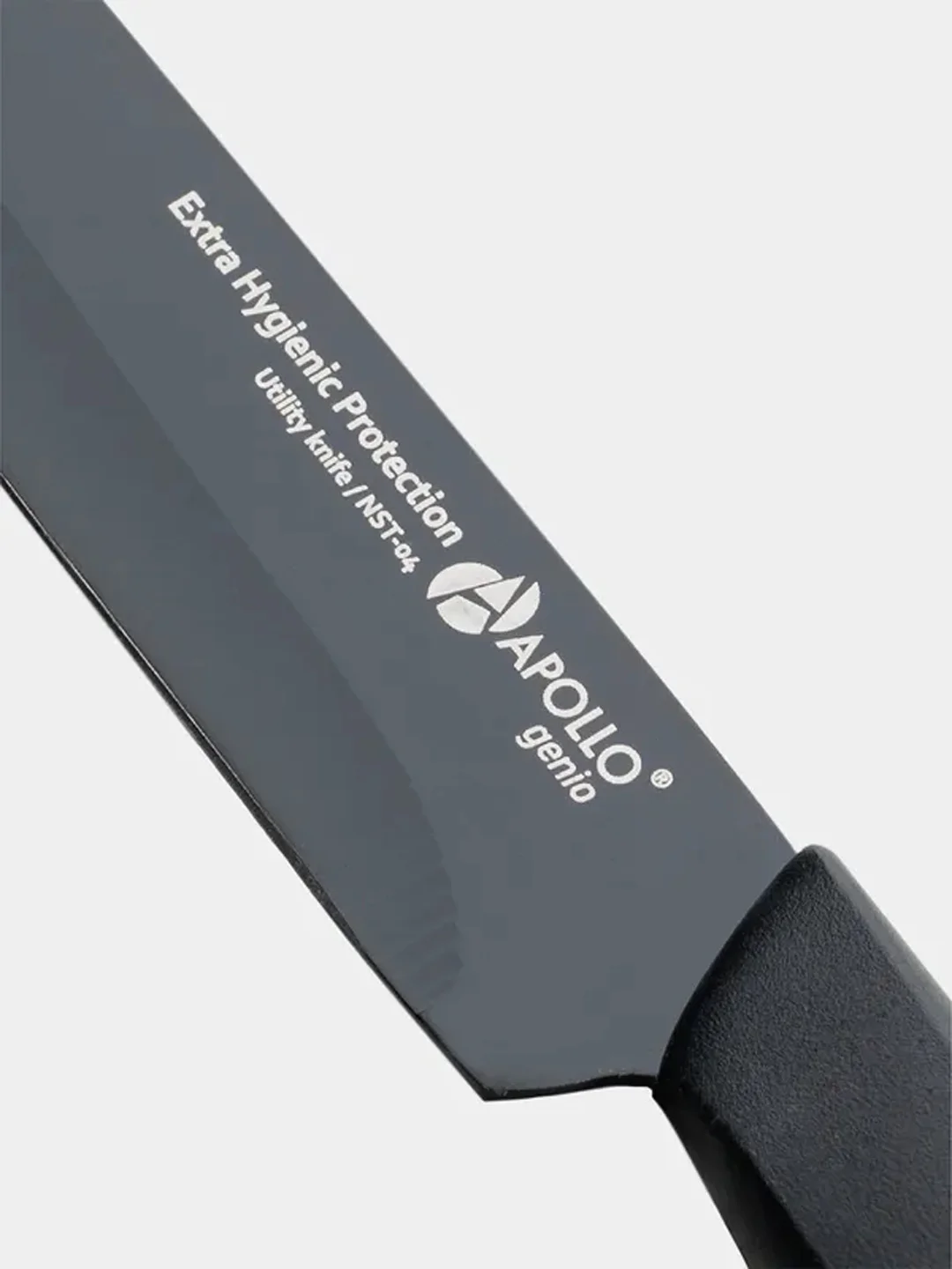Нож универсальный APOLLO genio "Nero Steel", сталь, 12 см