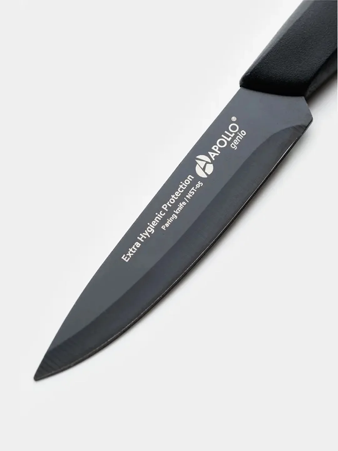 Нож для овощей APOLLO genio "Nero Steel", длина лезвия 9 см