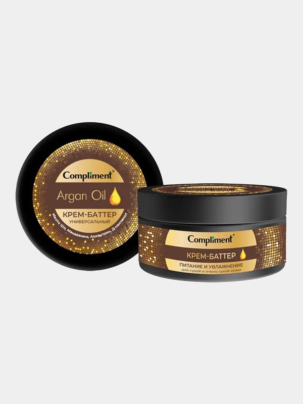 Крем-баттер Compliment Argan Oil "Питание и увлажнение", универсальный, 200 мл