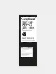 Пилинг-скатка для лица Compliment, с древесным углем, 80 мл
