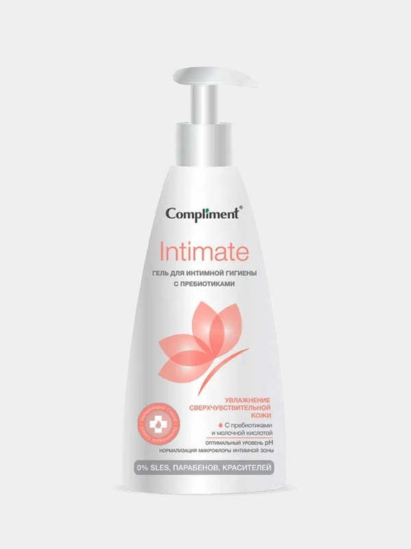 Гель для интимной гигиены Compliment INTIMATE, с пребиотиками, 250 мл