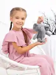 Мягкая игрушка UNAKY 15/19 см, Мартышка Лорейн, Лягушка Синдерелла, Слоник Фауст, Лоуренс