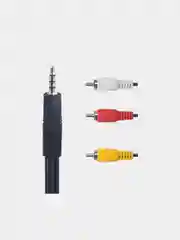 Кабель аудио 3 тюльпана соединительный 3хRCA джек/Jack 3.5, 1.5 метра