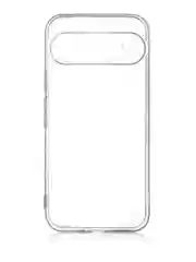 Прозрачный чехол для Google Pixel 9 Pro/ 9 Pro XL силиконовый BROSCORP матовый/ прозрачный с бортиком