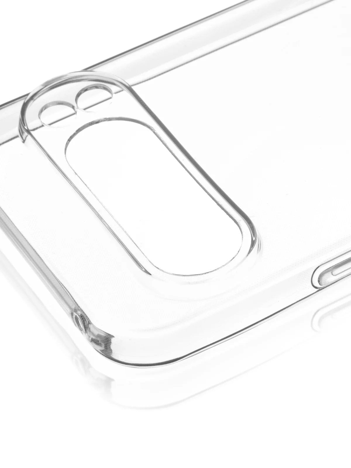 Прозрачный чехол для Google Pixel 9 Pro/ 9 Pro XL силиконовый BROSCORP матовый/ прозрачный с бортиком