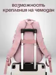 Карамельный рюкзак школьный для девочки, портфель, ранец в школу + брелок в комплекте