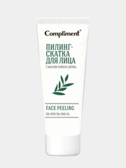 Пилинг-скатка для лица Compliment с маслом чайного дерева, 80 мл
