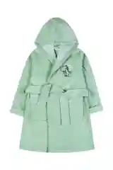 Мятный халат для мальчика махровый, банный, 3-6 лет (рост 98-116 см)