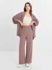 Конфетный костюм женский,брючный летний кимоно оверсайз