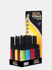 Бытовая зажигалка, кухонная газовая, электронная, БИК EZ Reach, 20 шт