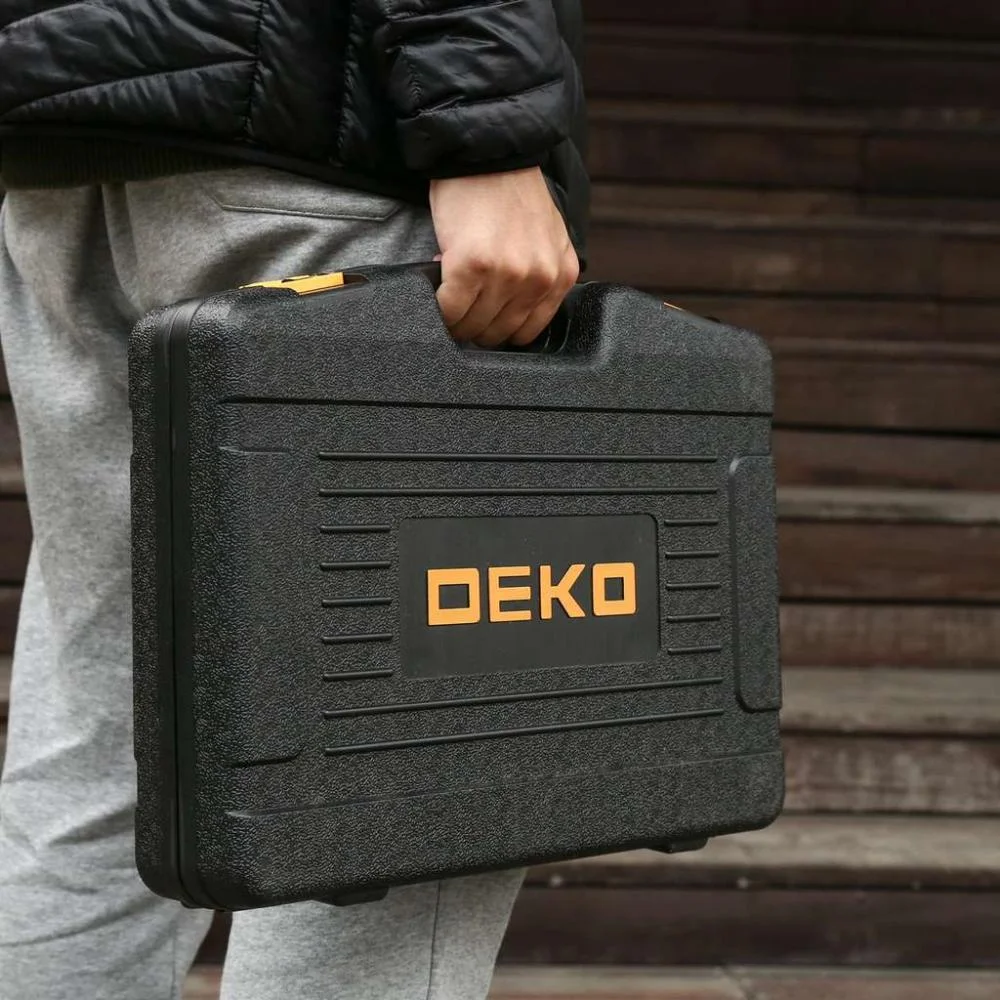 Набор инструментов DEKO, для дома и авто, в чемодане, 113 штук