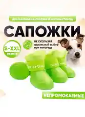 Зеленый обувь для собак