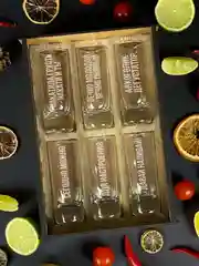 Подарочный набор, подарок мужчине, стопки с гравировкой в деревянной коробке, 6 штук