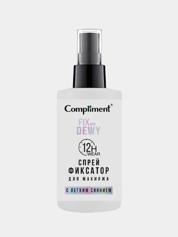 Спрей-фиксатор для макияжа Compliment с эффектом легкого сияния, 75 мл