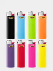 Зажигалка карманная, газовая, кремниевая, цветная, нерегулируемая, BIC J3 Slim, уп 50 шт
