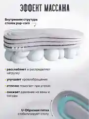 Серый стельки для обуви универсальные для спортивной и закрытой обуви, кроссовок, анатомические