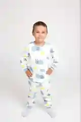 Теплая пижама для мальчика, рост 92-110 см, 2-5 лет
