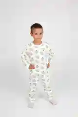 Теплая пижама для мальчика, рост 92-110 см, 2-5 лет