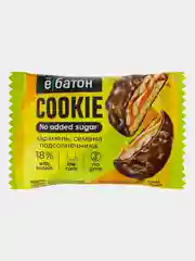 Печенье Caramel cookie Ёбатон, с семенами подсолнечника в глазури, 45 г
