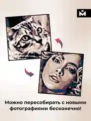 Фото-конструктор мозаика из фотографии Mozabrick Color