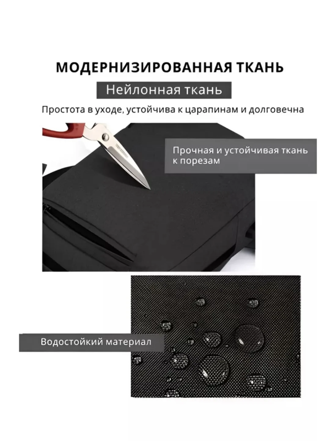 Темно-синий рюкзак для ноутбука, портфель школьный