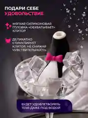 Вибратор вакуумно-волновой стимулятор пингвин, вибратор для женщин 18+