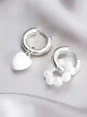 Женские ассиметричные серьги с подвесками