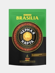 Кофе растворимый Черная Карта Exclusive Brasilia, 150 г