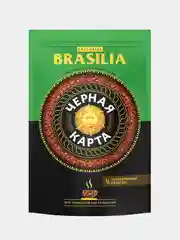 Кофе растворимый Черная Карта Exclusive Brasilia, 150 г