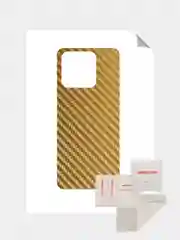 Золотой защитная пленка для Xiaomi 13 Pro под карбон, кожу, назад, на зад