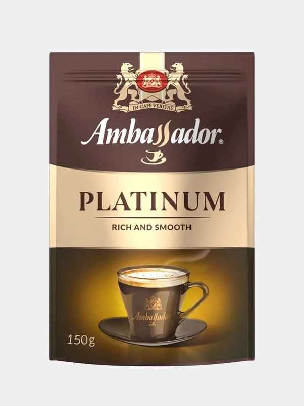Кофе растворимый Ambassador Platinum, 150 г