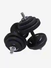 Гантели разборные, PROIRON, обрезиненные, 2 шт по 10 кг, черный