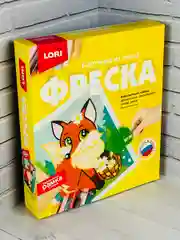 Картина фреска песком Аппликация Поделки из песка лисица Лисичка с ромашками лиса лисенок