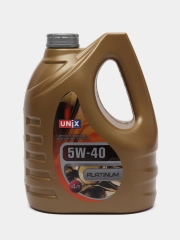 Моторное масло UNIX Platinum 5w40, синтетическое А3/В4, 4 литра