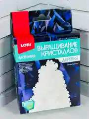 Выращивание кристаллов для детей коралл белая новогодняя елочка химические опыты новый год
