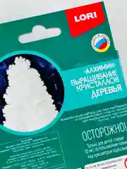 Выращивание кристаллов для детей коралл белая новогодняя елочка химические опыты новый год