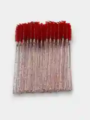 Красный щеточки для ресниц и бровей, щеточки для макияжа, 1, 2, 3, 5, 10, 50 шт/уп