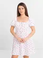 Молочный платье женское летнее муслин