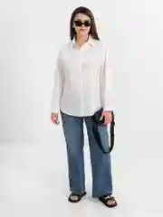 Рубашка белая "Classic" прямого кроя