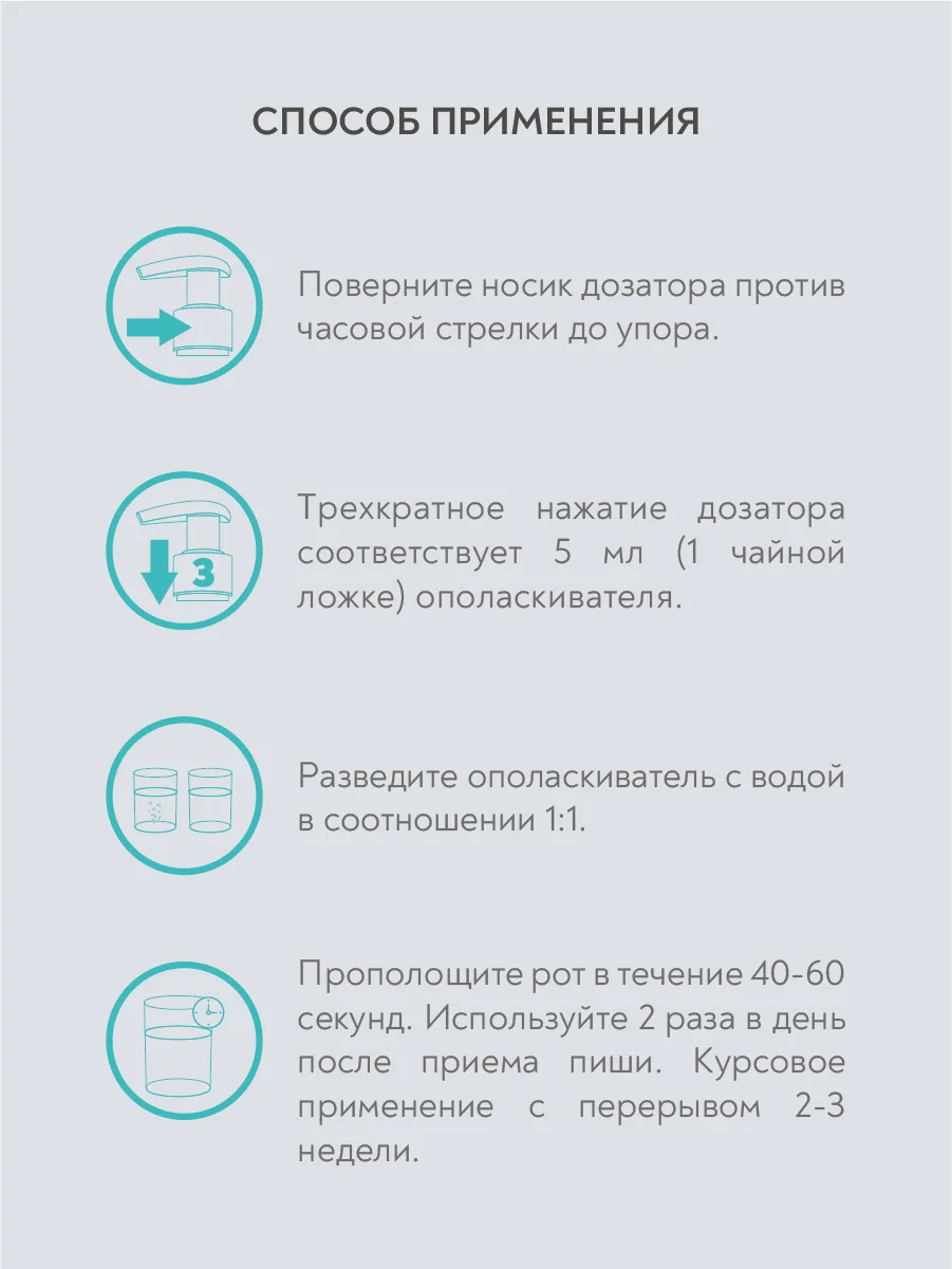 Ополаскиватель для полости рта PRESIDENT Professional, с хлоргексидином 0,2%, 500 мл