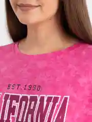 Розовый футболка удлинённая, туника, хлопок