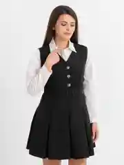 Черный сарафан офисный, школьный