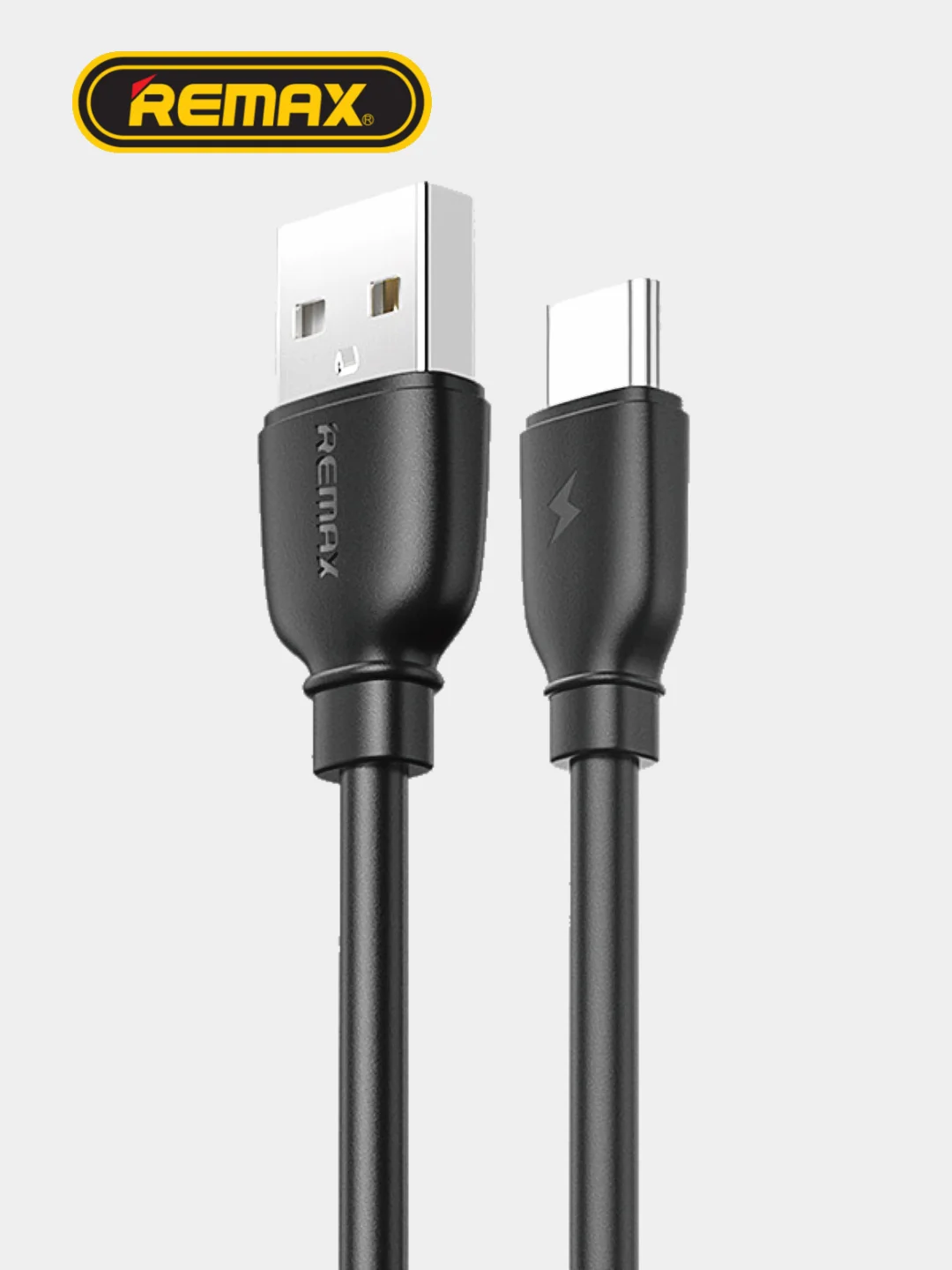 Черный зарядный кабель Type-C-USB для Android, зарядное устройство, быстрая зарядка, 1 м, 2,4А