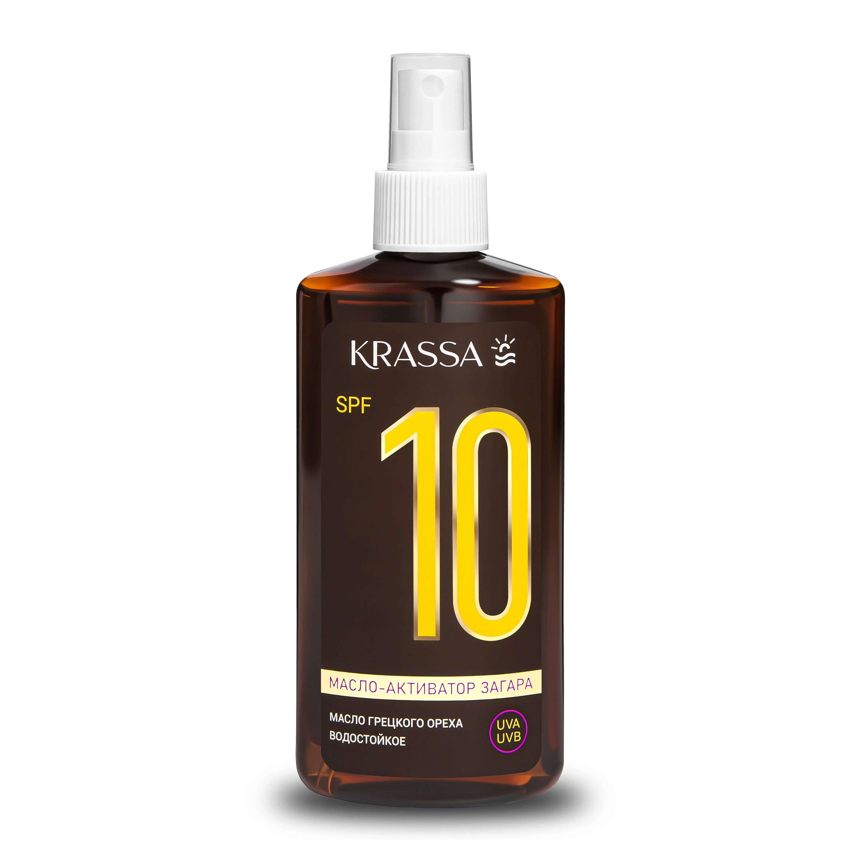 Масло для загара активатор KRASSA SPF, 150 мл