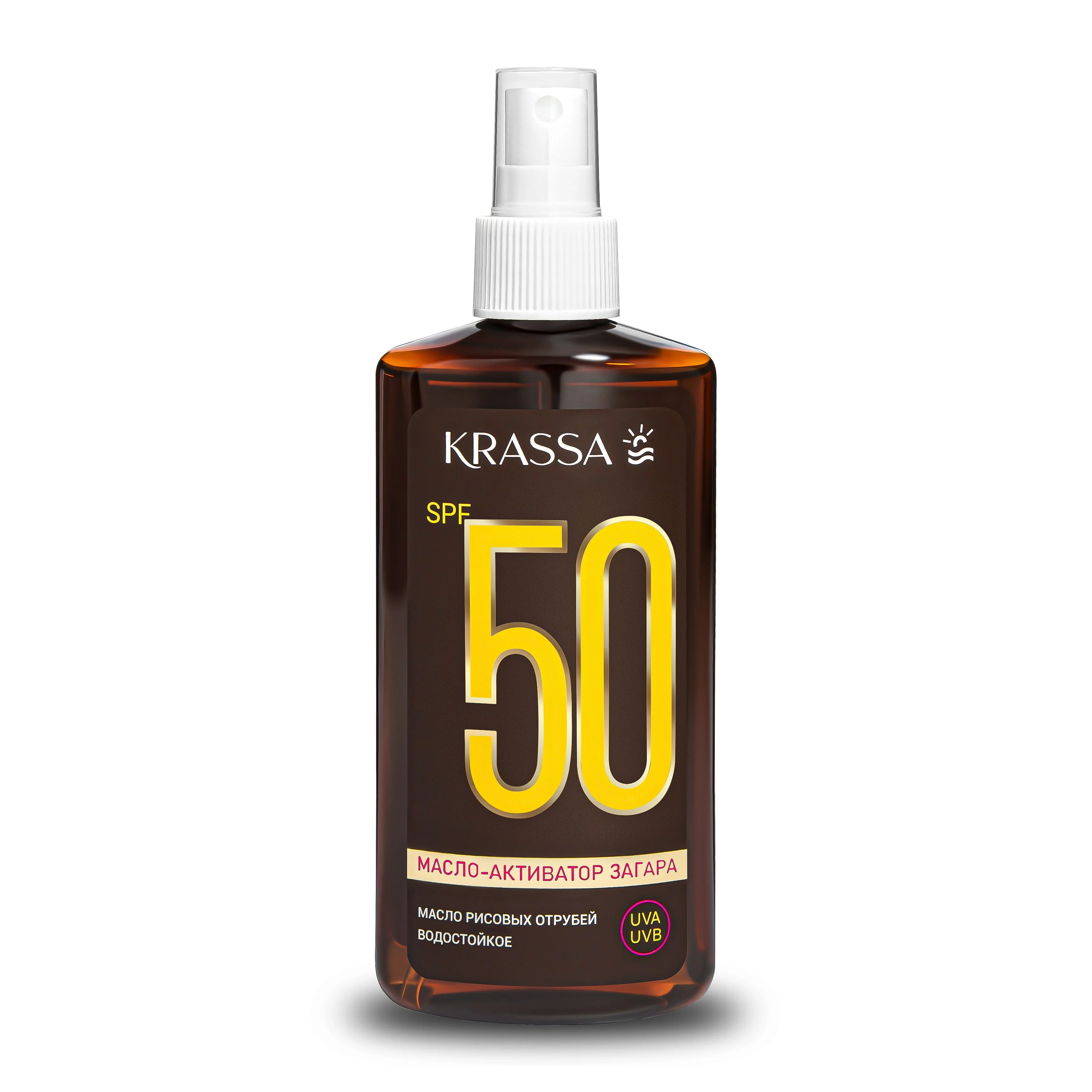 Масло для загара активатор KRASSA SPF, 150 мл