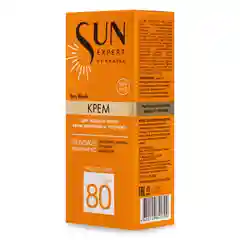 Солнцезащитный крем для лица, зоны декольте и татуажа от загара SUN EXPERT by KRASSA SPF80