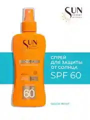 Солнцезащитный водостойкий спрей от загара на солнце SPF SUN EXPERT by KRASSA, 180 мл