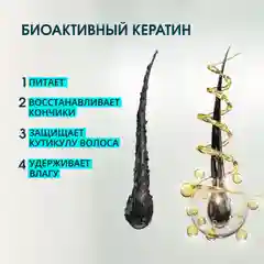 Шампунь для волос женский с кератином Krassa PRO-LINE, 1000мл