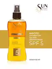 Масло для загара двухфазное активатор SPF 5 SUN EXPERT by KRASSA, 180 мл