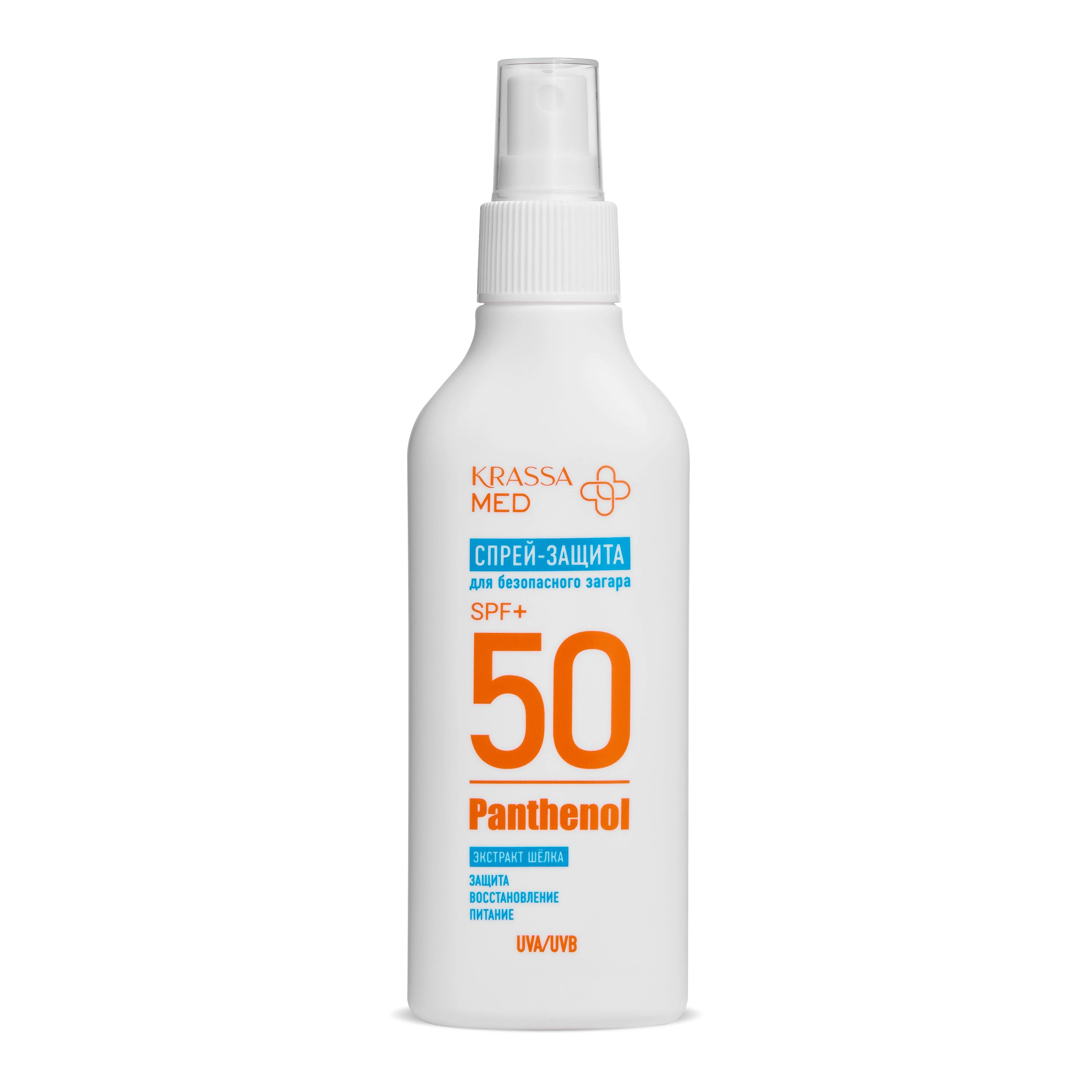 Спрей-защита для безопасного загара SPF KRASSA MED Panthenol, 150 мл